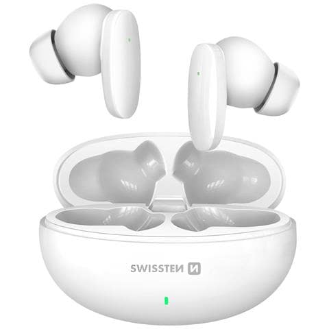Auricolari Wireless Bluetooth 5.3 Autonomia 6h Con Custodia Ricarica, Bianco - Foto 1