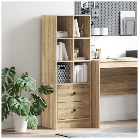 Unità di Shelving in Rovere di Sonoma Rovere di Sonoma MDF Grande - Foto 2