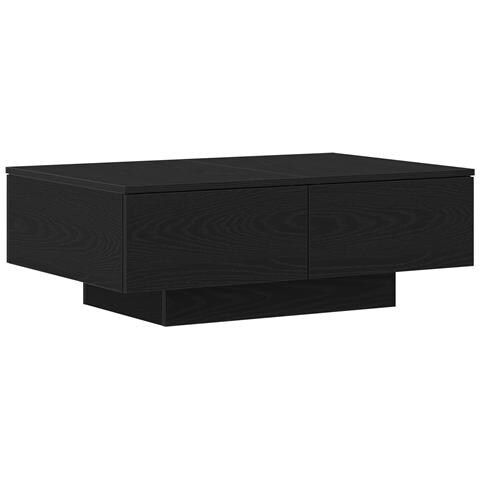 Tavolino da caffè Nero Rovere 90x60x31 cm in legno ingegnerizzato - Foto 1