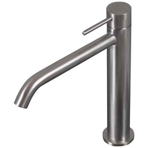 Rubinetto Miscelatore Alto 228 Mm Per Lavabo In Acciaio Inox 316l Tevere T44166 Oro - Foto 1