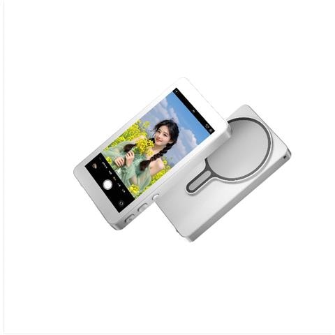 Proiettore Magnetico Wireless Con Audio: Perfetto Per Selfie E Streaming Live White - Foto 2