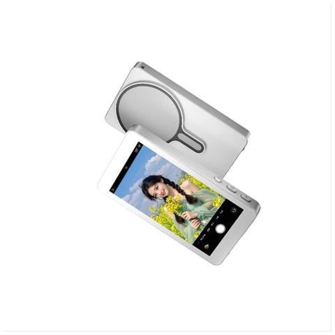 Proiettore Magnetico Wireless Con Audio: Perfetto Per Selfie E Streaming Live White - Foto 3