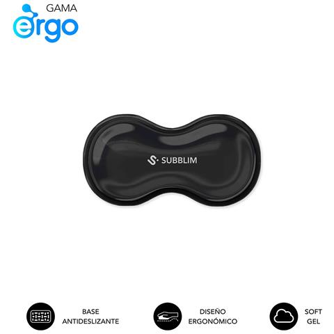 SUBMP-04E091 poggiapolso Poliuretano (PU), Silicone Nero - Foto 1