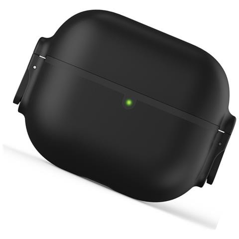 Custodia Protettiva In Silicone Compatibile Con Airpods Pro 2 - Antishock E Antipolvere Black - Foto 3