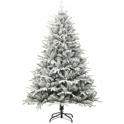Albero di Natale artificiale preilluminato con set di palline - Foto 5