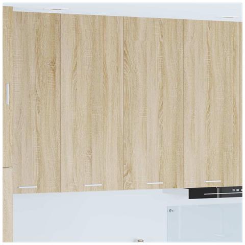 Armadio pensile con porta Riga Rovere Sonoma 80 x 31 x 100 cm - Foto 2
