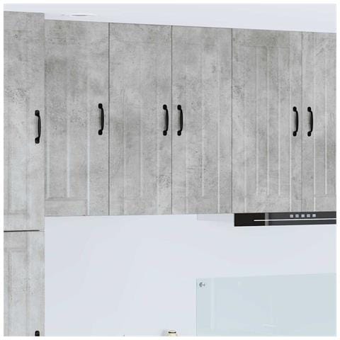Mobile da cucina con lo scaffale Grigio cemento 60 x 31 x 80 cm - Foto 2