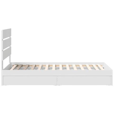 Letto con Contenitore Bianco 90 x 200 cm Legno multistrato - Foto 9