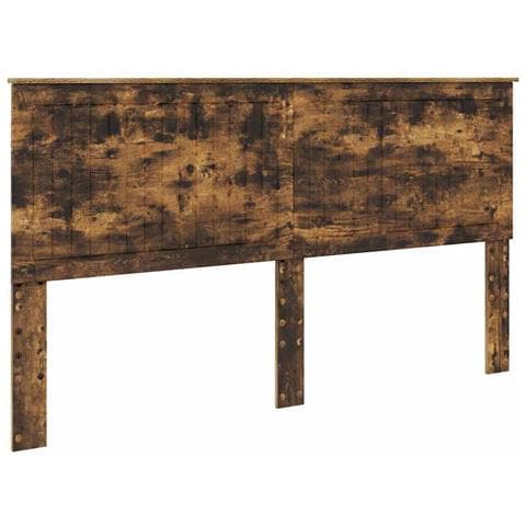 Testiera con testiera Rovere fumé 180 cm Legno multistrato - Foto 1