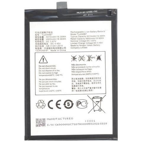 Ricambio Batteria Litio Integrata Originale Tlp049b7 Bulk 30 - 30 Plus - Foto 1