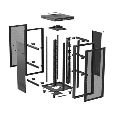 FF01-8837-23BL rack 37U Rack indipendenti Nero - Foto 14