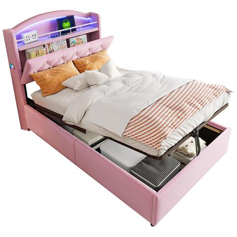 Letto Per Giovani Con Led Dinamico E Ampio Contenitore - Foto 1