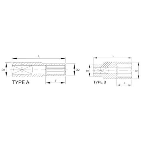 Chiave A Bussola 13mm  1/2 Pollice  Crv Super-lock - Foto 2