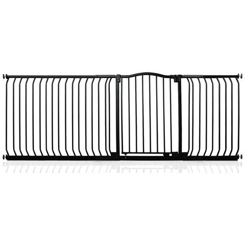 Safetots Cancelletto Di Sicurezza Con Parte Superiore Incurvata, 216cm - 225cm, Nero Opaco - Foto 1