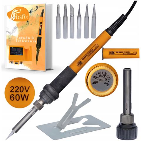 Set Di Saldatura Professionale 14 In 1 - Stazione Saldante 60w Con Regolazione, Tappetino Silicone, Flussanti, Stagno, Strumenti, Custodia | Per Elettronica E Diy - Foto 8