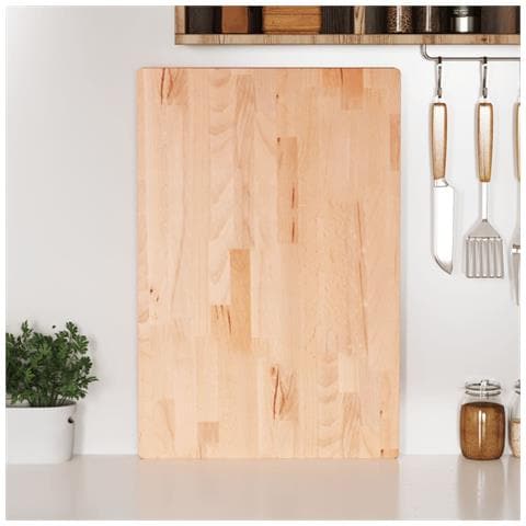 Tagliere 60x40x4 cm in Legno Massello di Faggio - Foto 2