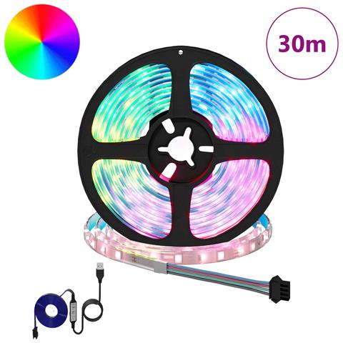 Striscia LED 12 pcs Nero e trasparente 2500 mm Rame e plastica - Foto 2