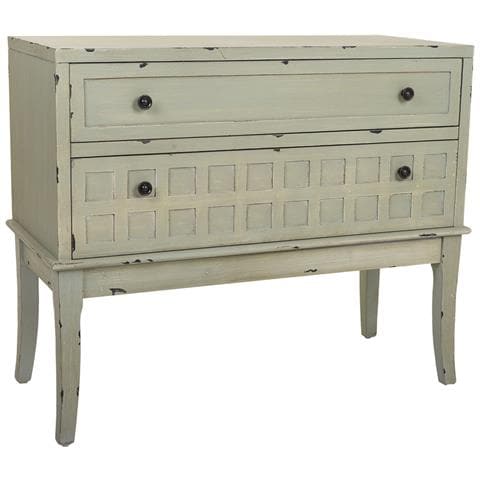 Cassettiera Mobile Da Ingresso In Legno Verde 88x38x72h - Foto 1