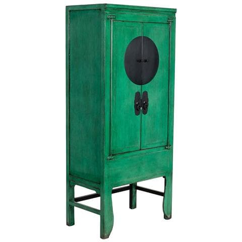 Armadio In Legno Verde 84x50x194h Cm - Foto 1