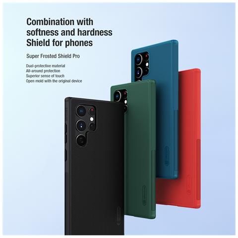 Cover per Galaxy S22 Ultra 5G - TPU+PC, Nero - Foto 2
