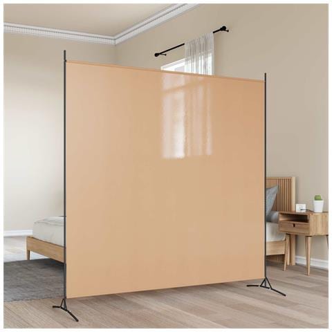 Divider per Stanze a Pannello Singolo Beige 175 x 180 cm - Foto 2
