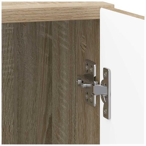 Armadio da Notte 2 pcs Rovere Sonoma 43 x 34,5 x 50 cm - Foto 9