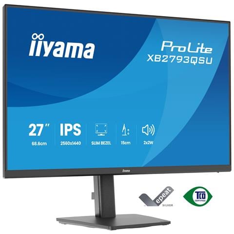 ProLite XB2793QSU-B1 Monitor PC 68,6 cm (27") 2560 x 1440 Pixel Quad HD LED Nero - Foto 1