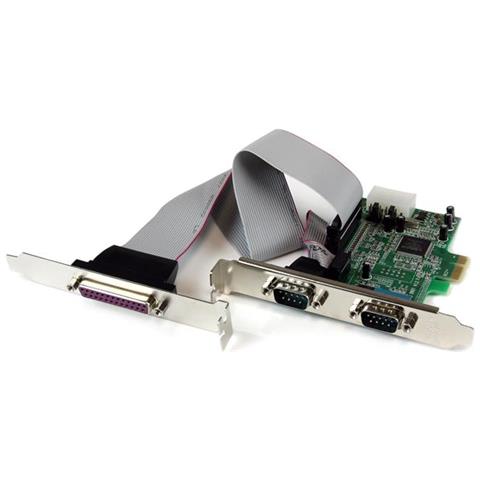 Scheda combo seriale / parallela PCI Express nativa 2S1P con 16550 UART - Foto 1