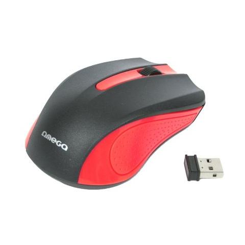 Mouse WL Omega OM-0419R Black / Red - Foto 1