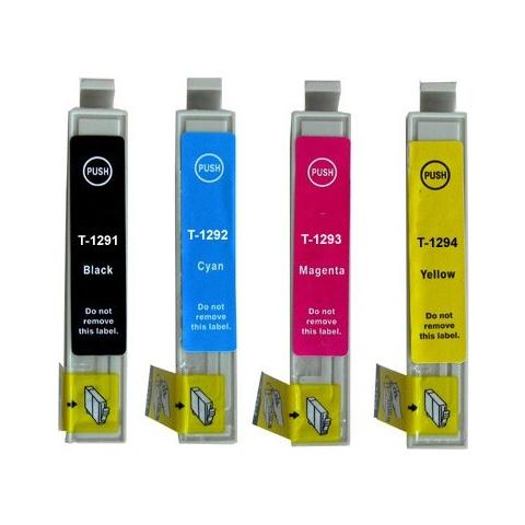 T1291 Cartuccia Compatibile Nera Per Epson Bx42 Bx305 Bx525 Bx625 Bx935 Sx230 Sx420 Sx525 Wf3010 Wf7015 - Foto 1