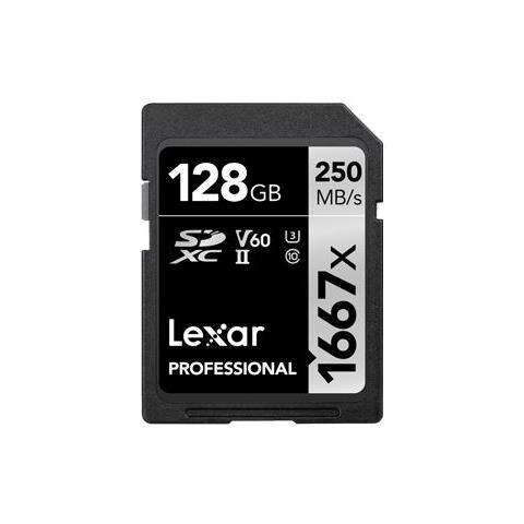 Scheda SDXC da 128 Gb 1667X Professionale Classe 250 Mb / S U3 10 UHS-II - Foto 2