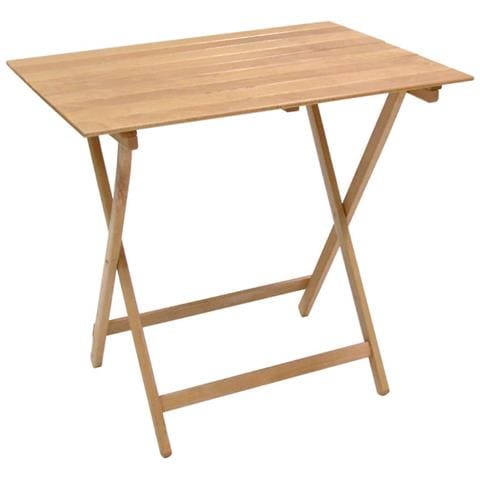 Pic-nic - Tavolo Da Giardino Pieghevole Salvaspazio In Legno 60 X 100 - Foto 1