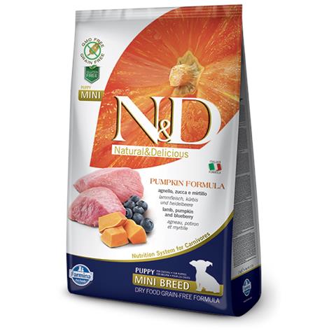 N&d Grain Free Pumpkin Puppy Mini Agnello E Mirtillo: 7 Kg - Foto 1