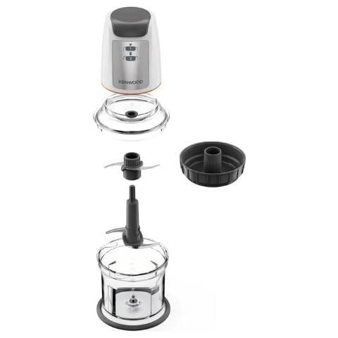 Tritatutto Elettrico EasyChop Capacità 0.5 Litri Potenza 500 W Colore Bianco /Grigio - Foto 2