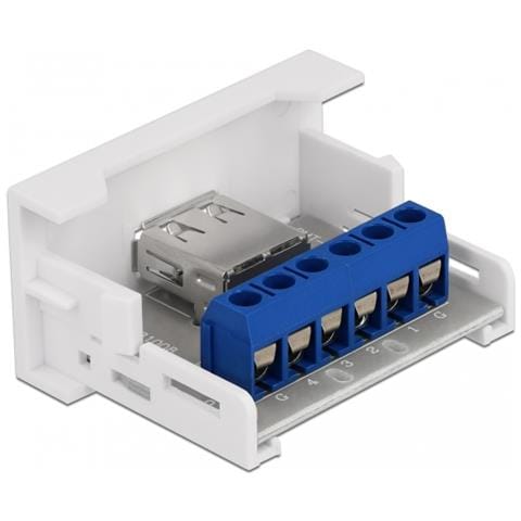 Modulo Easy 45 USB 2.0 Tipo-A femmina a morsettiera 22,5 x 45 mm - Foto 2