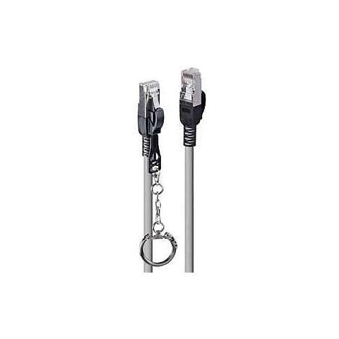 47605 Cavo Di Rete Grigio 3 M Cat6a S /ftp [s-stp] (3m Cat. 6a S /ftp Locking Network Cable, Grey) - Foto 1