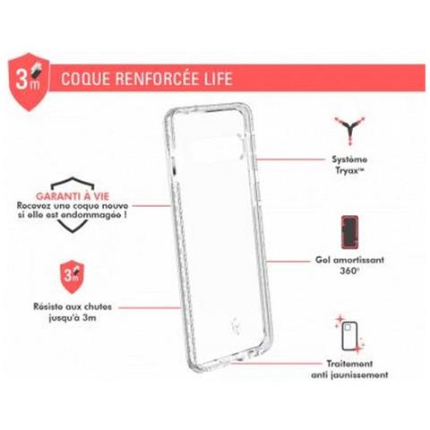 Cover Rinforzata Per Samsung Galaxy S10 Life, Trasparente - Foto 2