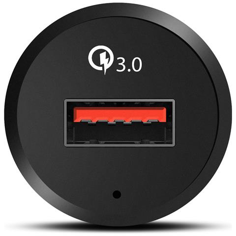 Caricatore Da Accendisigari Auto Ricarica Rapida 3a Quick Charge 3.0, Nero - Foto 2