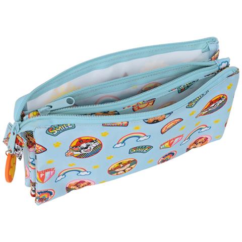 Astuccio Scuola Sunshine Azzurro (22 X 12 X 3 Cm) - Foto 3