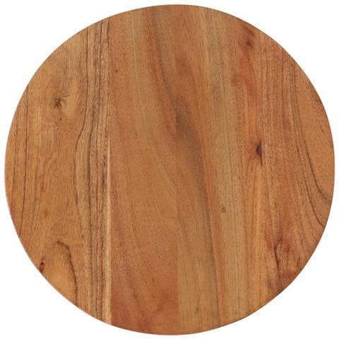 Tavolino Salotto 35x35x30cm In Legno Massello Di Acacia E Ferro - Foto 3