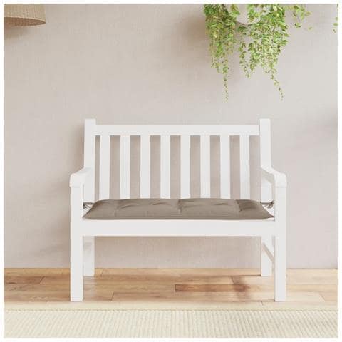 Cuscino Per Panca Tortora 110x50x7 Cm In Tessuto Oxford - Foto 1