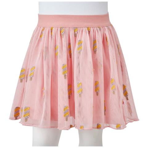 Gonna Da Bambina Con Tulle Rosa Chiaro 104 - Foto 8