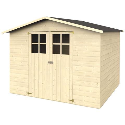 Garden Wooden Cottage A Pannelli In Legno Di Abete Bianco Da Esterno Giardino L242xp182xh200 Cm Val Di Fassa - Foto 2