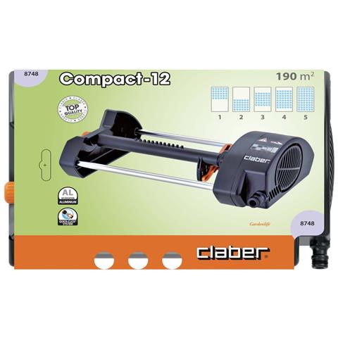 Irrigatore Oscillante Compatto Per Giardini Claber 8748 - Foto 2