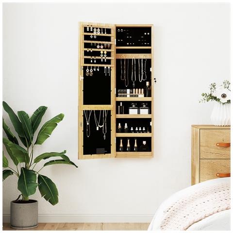 Armadio Portagioie A Specchio Con Luci Led A Parete - Foto 8