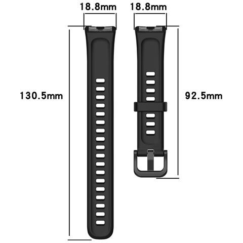 Cinturino Huawei Band 8 - Cinturino Di Ricambio Traspirante In Tpu Black - Foto 2