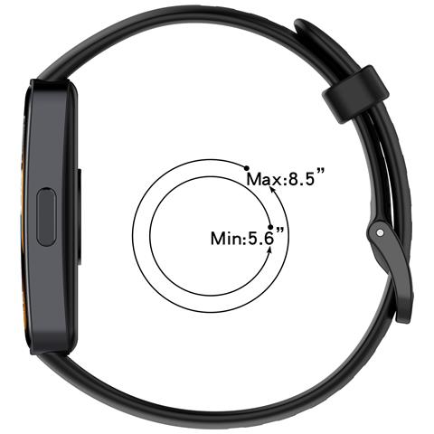 Cinturino Huawei Band 8 - Cinturino Di Ricambio Traspirante In Tpu Black - Foto 4