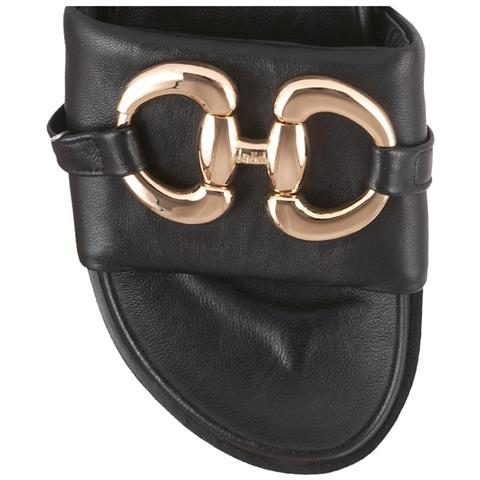 Emmy Slippers Ciabatte Pelle Scarpe Donna Nero Eu 38, 5-100820 0100 - Foto 3