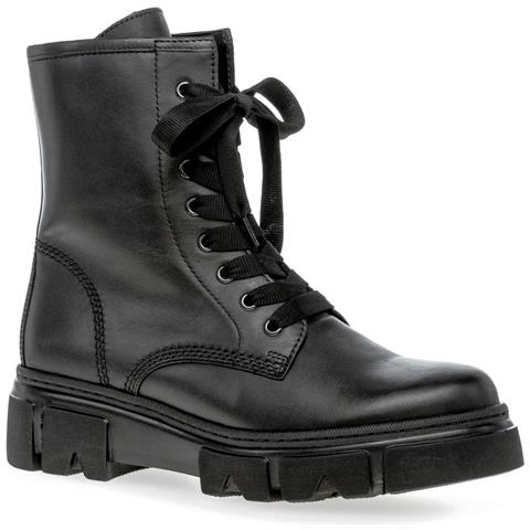 Black Casual Closed Booties Stivaletti Pelle Scarpe Donna Nero Eu 39, 51.730.27 - Foto 1