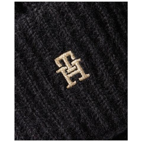 Timeless Beanie Beanie Berretto Lana Accessori Donna Nero Eu One Size, Aw0aw15307 Bds - Foto 3